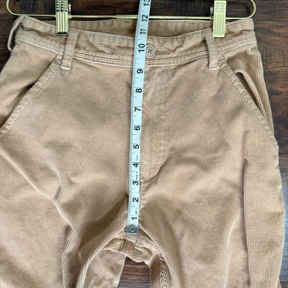 J Galt High Rise Corduroy Pants Women S Brown Cotton Casual Granolagirl Boho - Picture 4 of 5